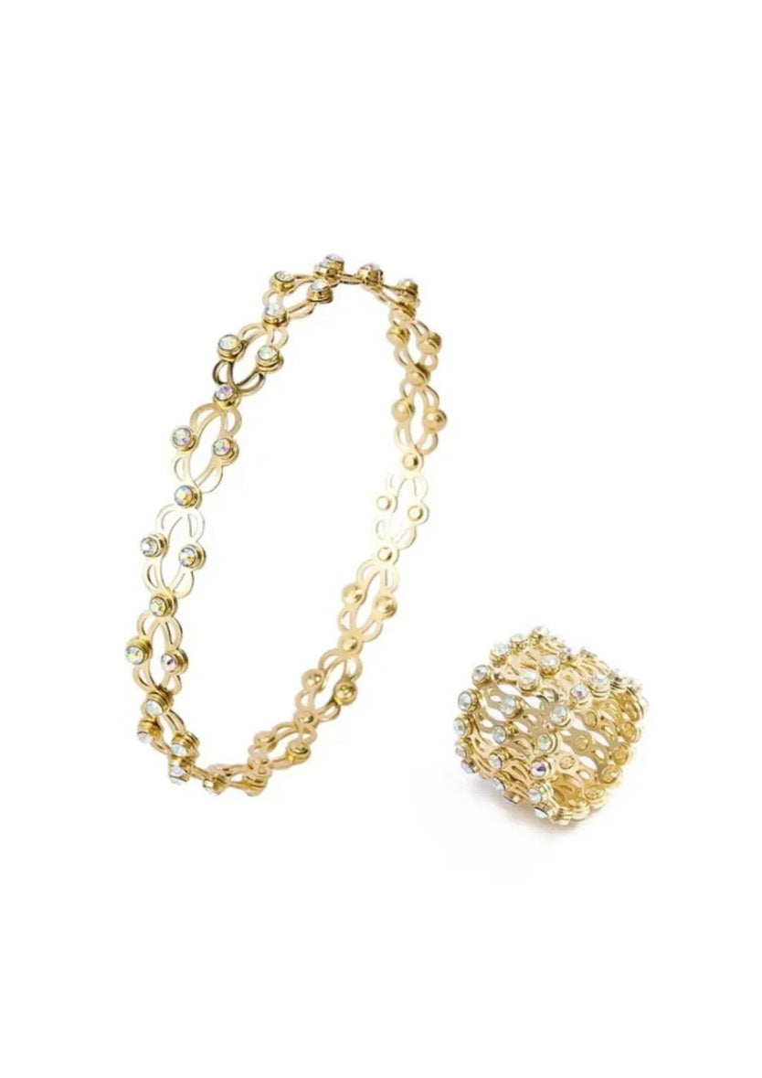 Sterling Gold Plated Magic Ring / Bracelet | Image 2