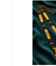 Aurex Traditional Mangal Sutra Gold Plated Necklace – Design 11