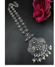 Aurex Vintage Silver Look Necklace – Design 37
