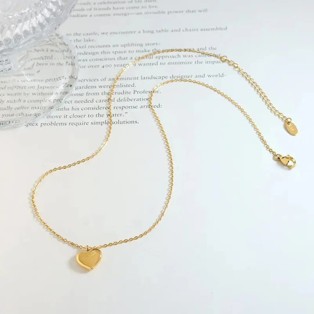 Gold Plated Heart Necklace
