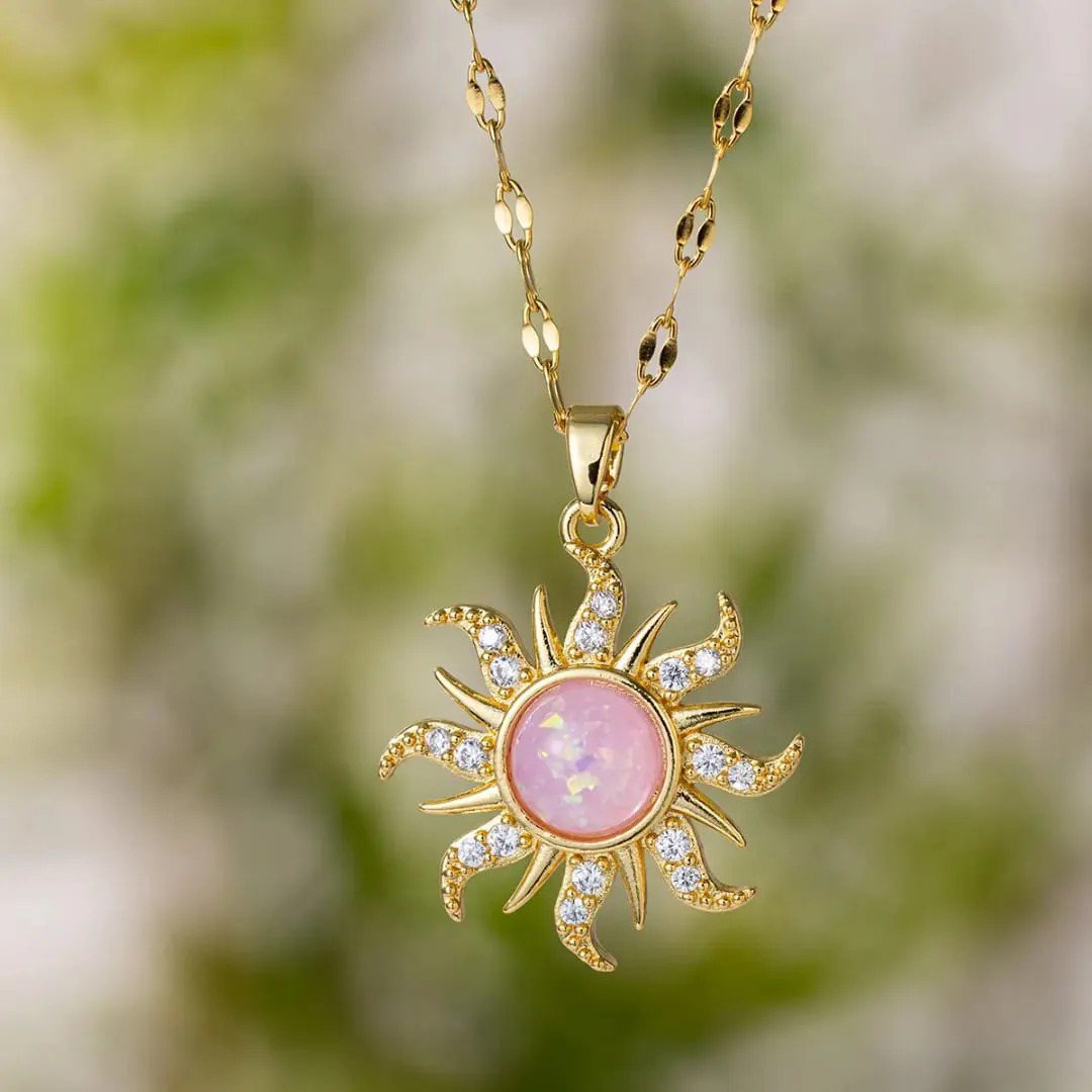 Sun Opal Spinning Necklace - view 5