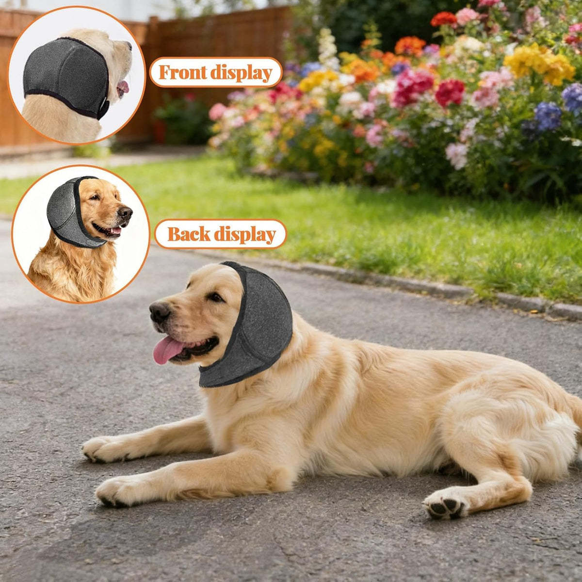 Dog Calming Noise-Canceling & Anxiety Relief Head Wrap