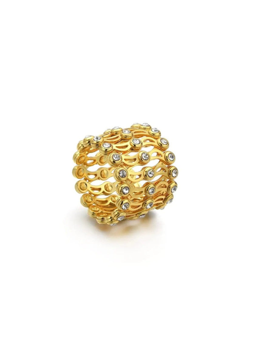 Sterling Gold Plated Magic Ring / Bracelet | Image 1