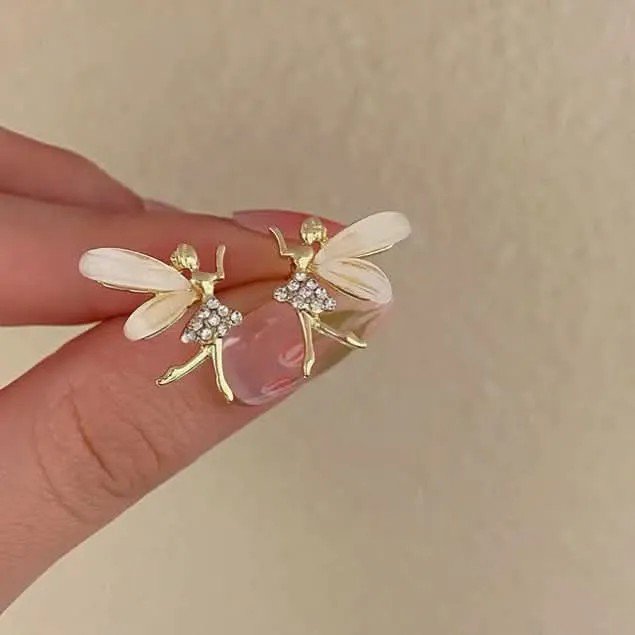 Fairy Dancer Stud Earrings, view 4