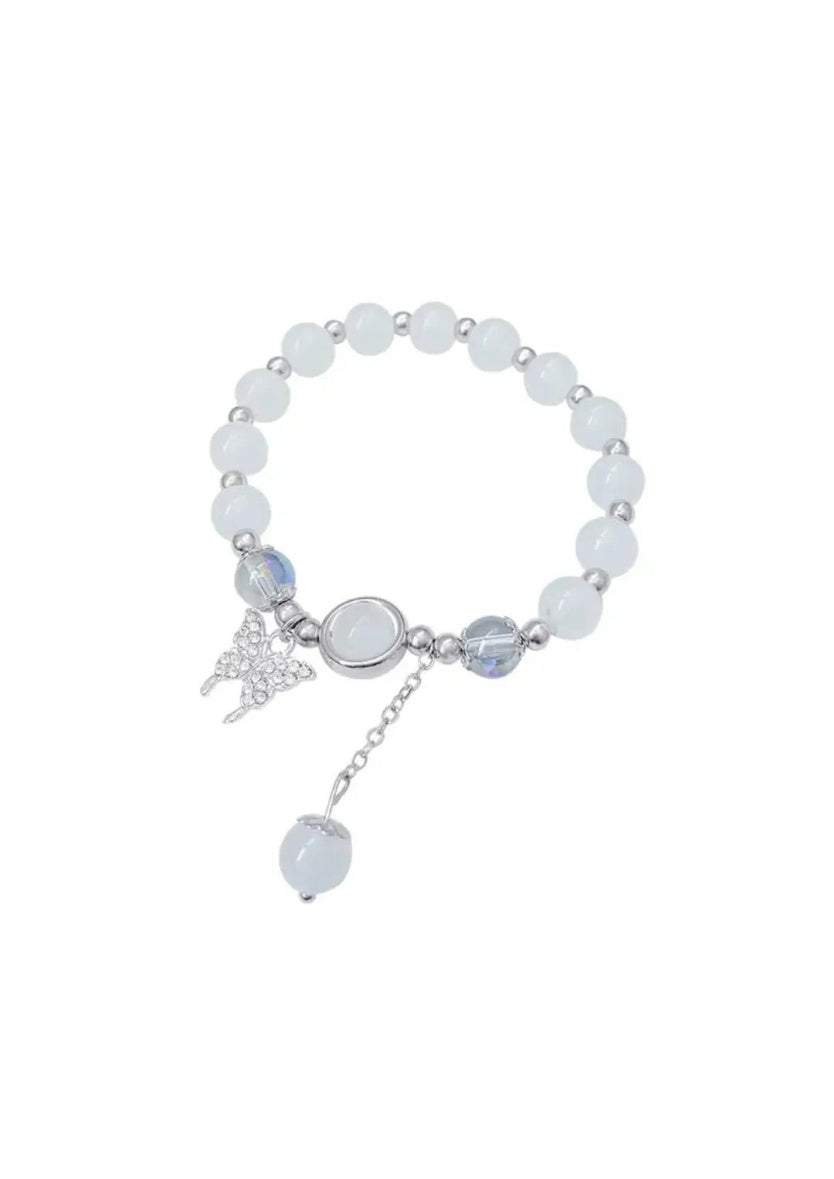 Stones Cat’s Eye Moonstone Butterfly Star Charm Support Bracelet | Image 2