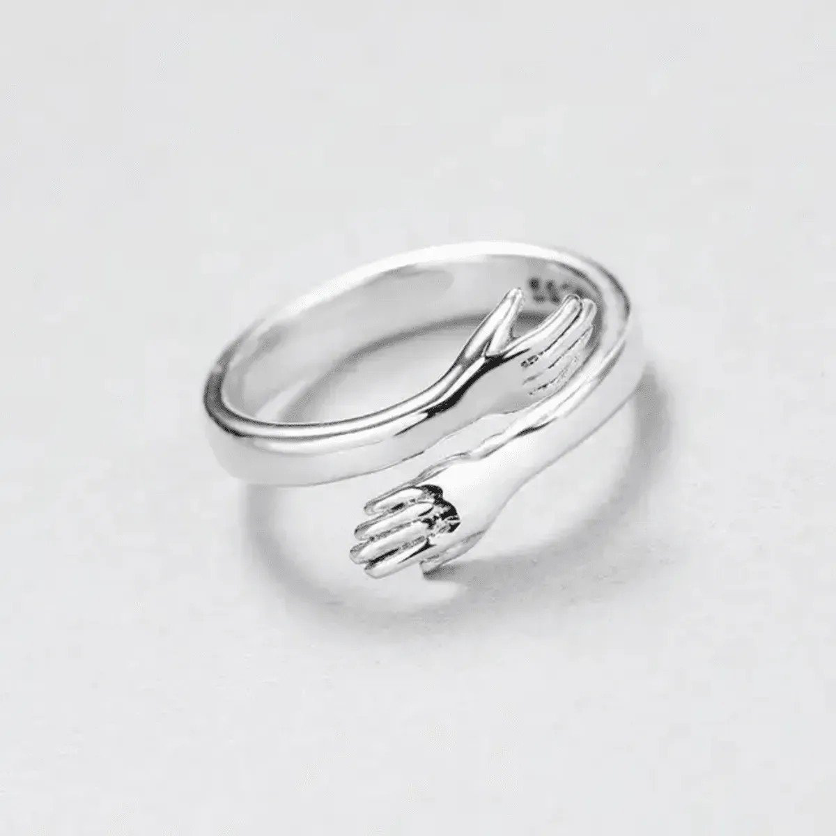 Silver Hug Ring | PSE-M149