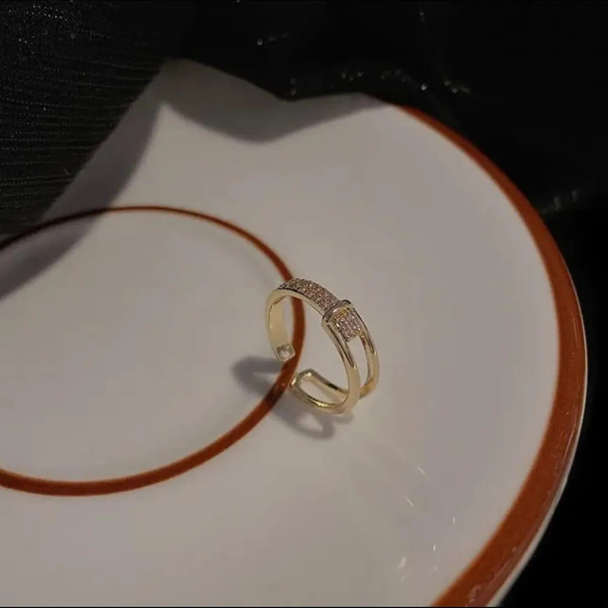 Gold-Plated Adjustable Ring | PSE-M224