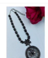 Aurex Oxidized Peacock Necklace – Design 40