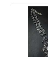 Aurex Oxidized Necklace Set – Design 41
