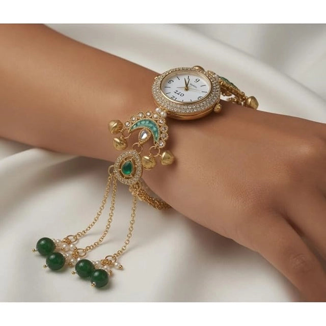 Boho Vintage Gold Bracelet Watch for Women
