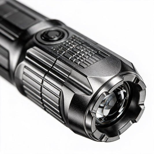 100000 Lumen Tactical USB Rechargeable LED Flashlight