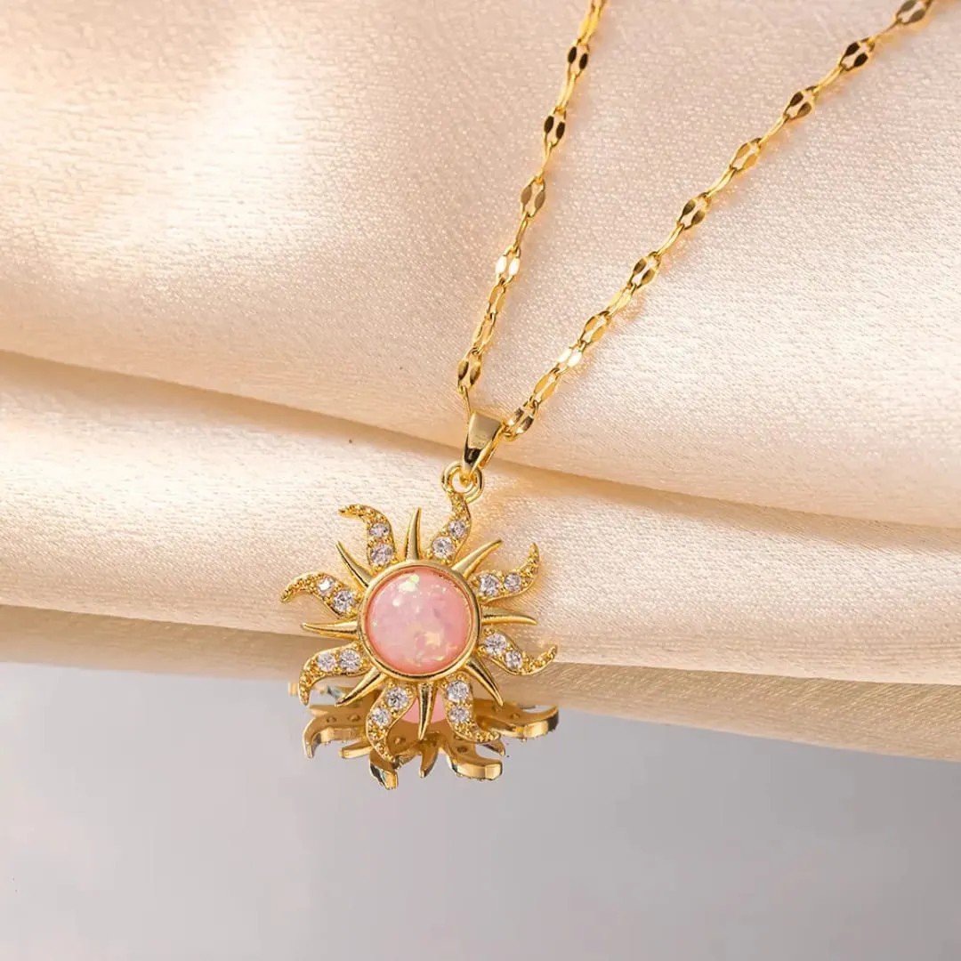 Sun Opal Spinning Necklace - view 1