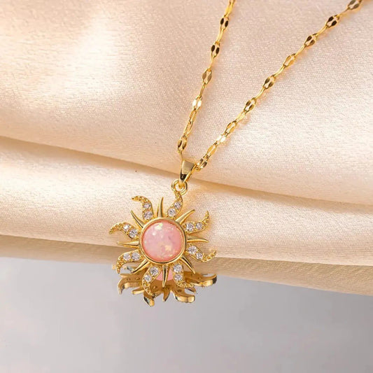 Sun Opal Spinning Necklace - view 1
