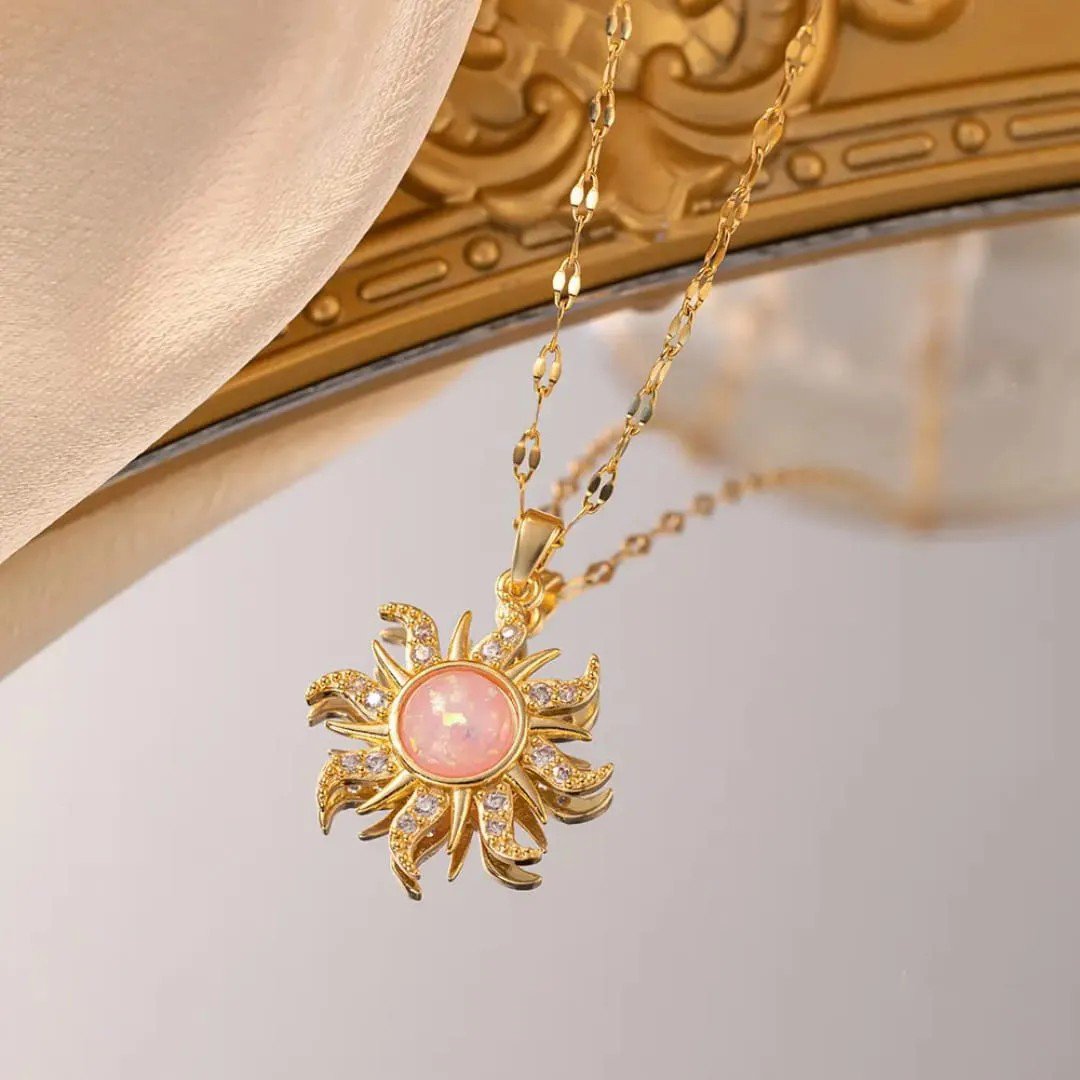 Sun Opal Spinning Necklace - view 2