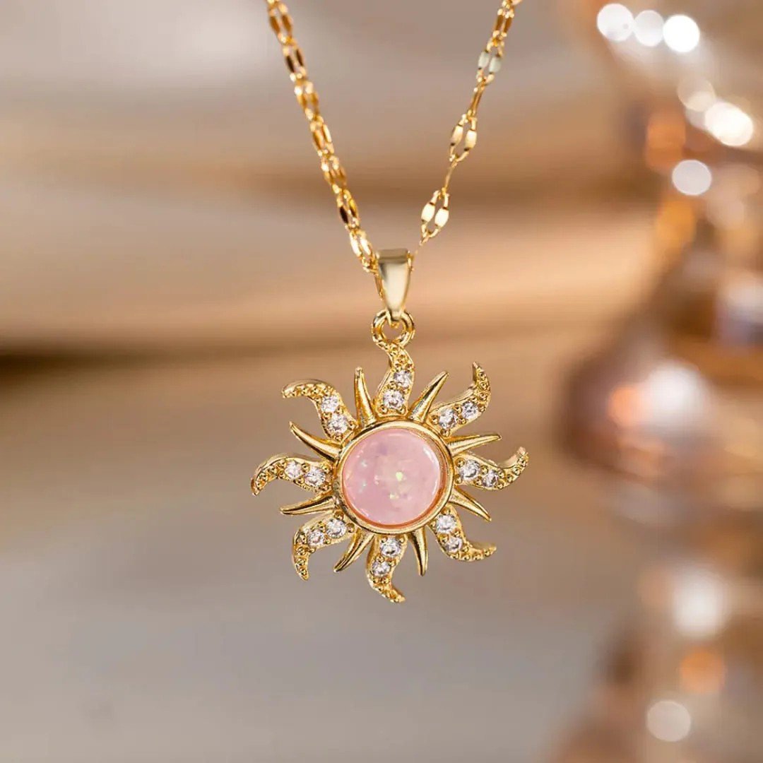 Sun Opal Spinning Necklace - view 4