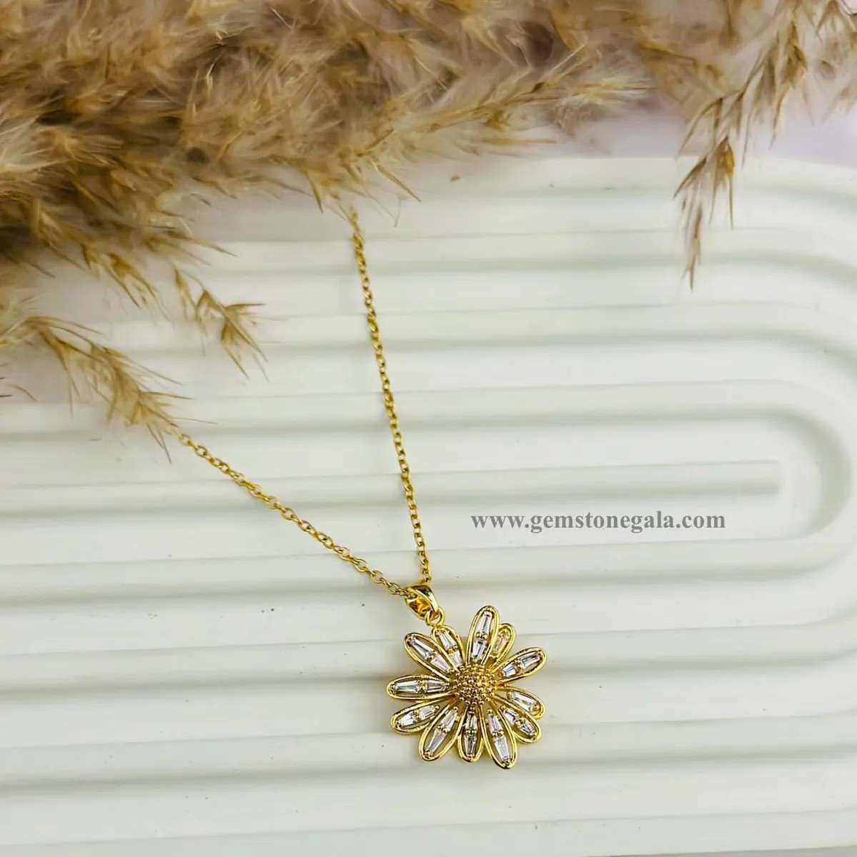 Anti Tarnish Chandani Phool Necklace - view 2