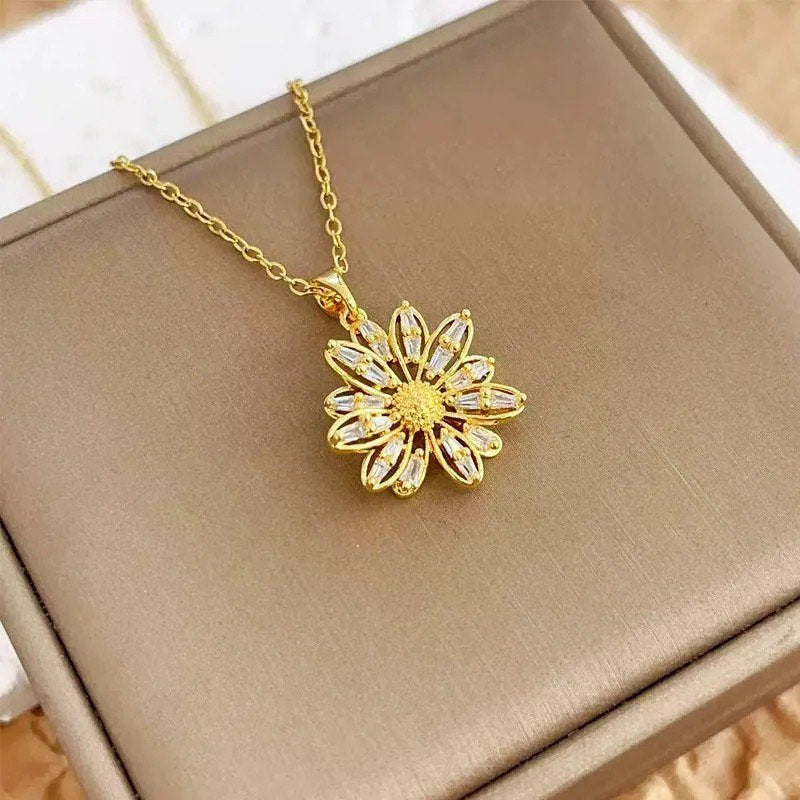 Anti Tarnish Chandani Phool Necklace - view 3