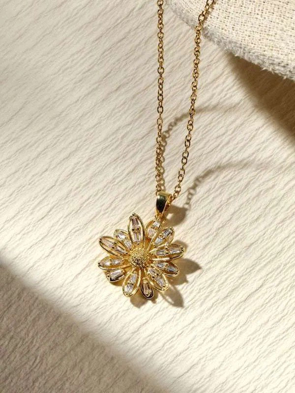 Anti Tarnish Chandani Phool Necklace - view 4
